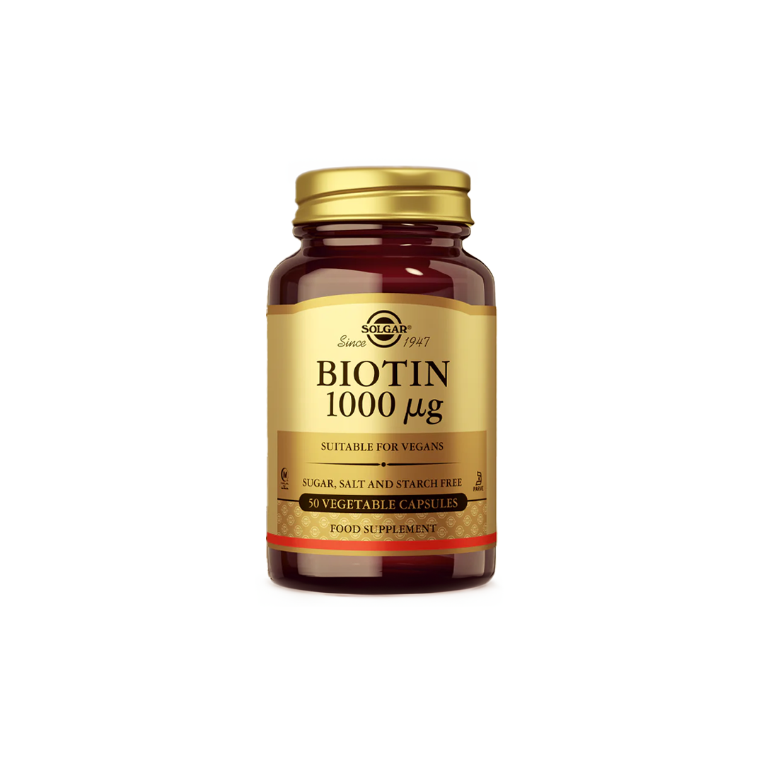 Biotin 1000 mcg 50 pflanzliche Kapseln Solgar